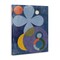 Stupell Industries Blue Retro Curved Shapes Canvas Wall Art Design by Victoria Barnes
